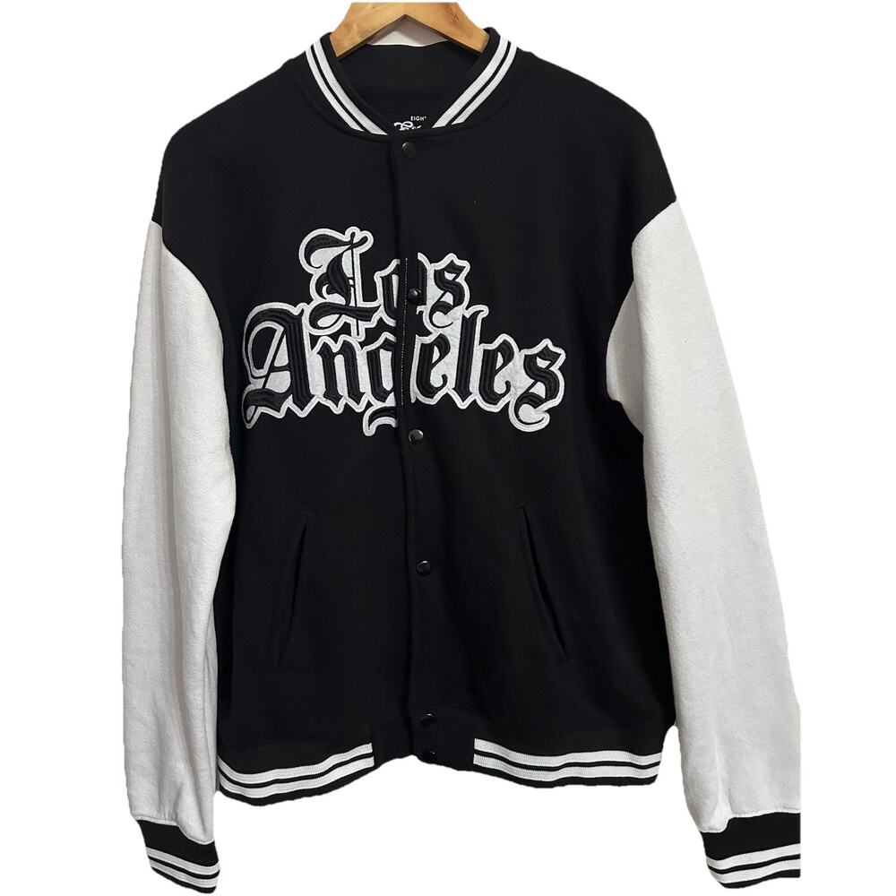 Eighty Eight Embroidered Skull Jacket Men’s Medium Snaps